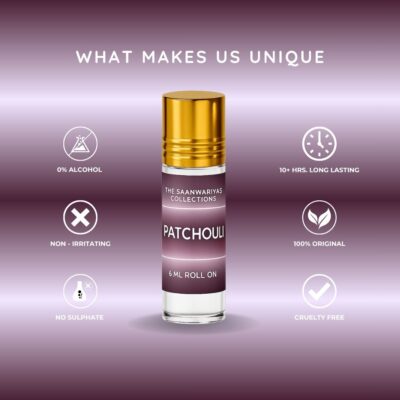 23 Patchouli Attar | Roll-on For Men & Women, Blend of Cinnamon & Amber Herbal Attar (Natural)