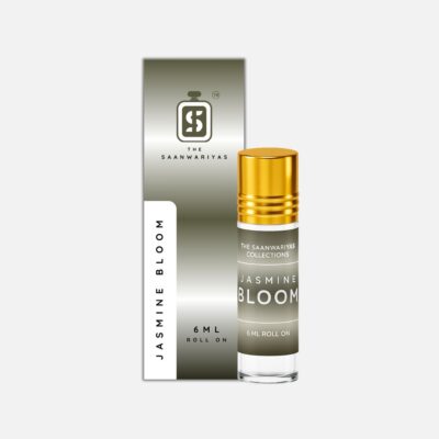 Jasmine Blom Jasmine Bloom Attar, Non-Alcoholic Roll-on Fragrance for Men & Women Herbal Attar (Motia/Jasmin)