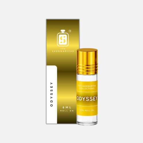 Odyssey Attar | Fragrance For Men & Women, Damask Rose & Oud Blend | Roll-on Floral Attar (Rose Oudh)