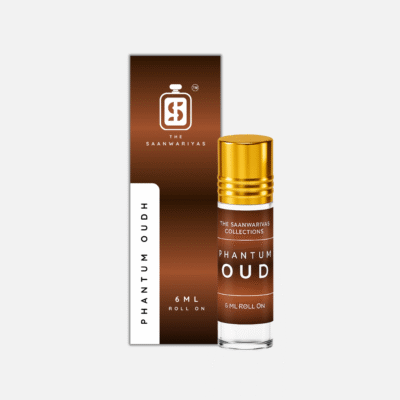 Phantum Oud Attar, No Alcohol Roll-on Attar Unisex, Agarwood & Musk Blend Herbal Attar (Oud (agarwood))