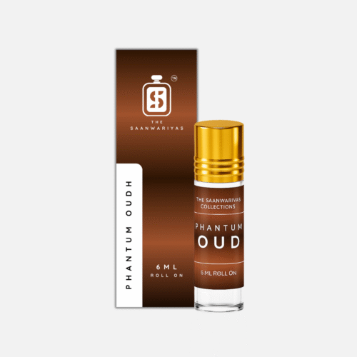 Phantum Oud Attar, No Alcohol Roll-on Attar Unisex, Agarwood & Musk Blend Herbal Attar (Oud (agarwood))