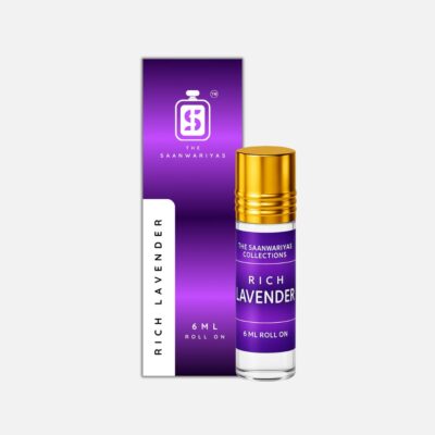 Rich Lavender | No Alcohol Attar | Unisex | Fresh Lavender Blend | Roll-on Herbal Attar (Natural)