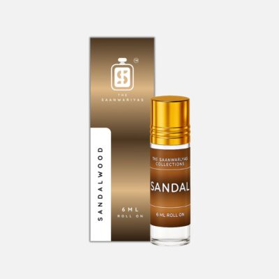 Sandalwood Sandalwood Attar, For Men & Women, Woody Blend of Cedarwood, Roll-on Herbal Attar (Sandalwood)