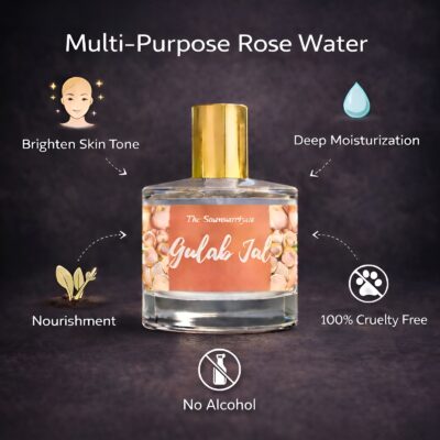 Natural Rose Water | Daily Skin Care Gulab Jal for All Skin Types | For Men & Women